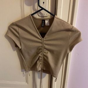 Brown Crop Top